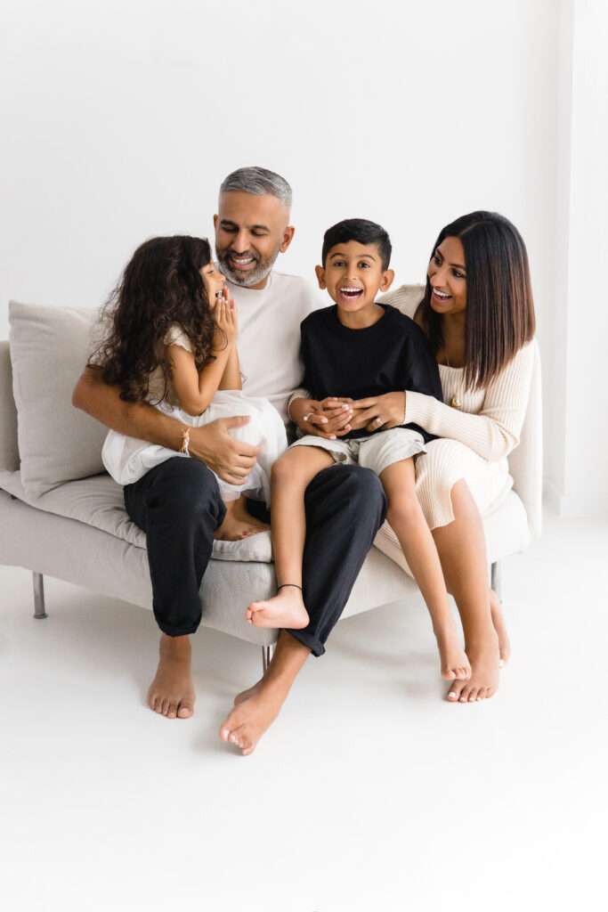 Brentwood family photoshoot in the park, capturing love and connection